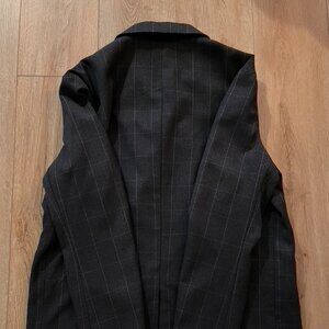 URBAN OUTFITTERS GREY DOUBLE BREASTED BLAZER